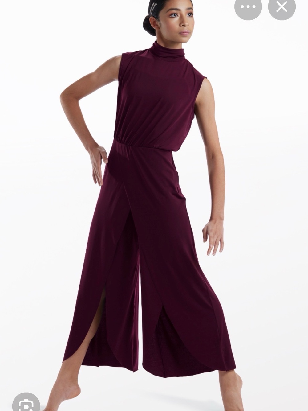 Burgundy jumpsuit AM